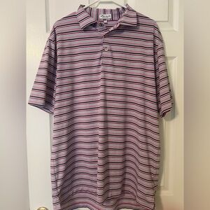 Peter Millar Summer Comfort Striped Polo Golf Shirt